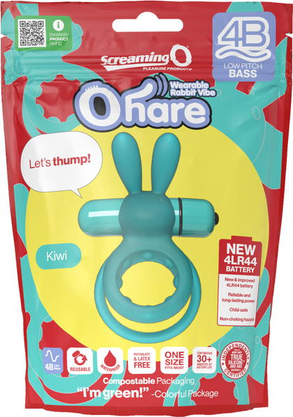 Screaming O Ohare 4B Low Pitch Bass Mens Vibrating Cock Ring Vibrating Cock Rings