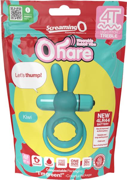 Screaming O Ohare 4T High Pitch Treble Mens Vibrating Penis Ring Vibrating Cock Rings