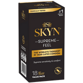 Ansell Supreme Feel 18's Stretchy Non Latex Condoms Default Title Condoms