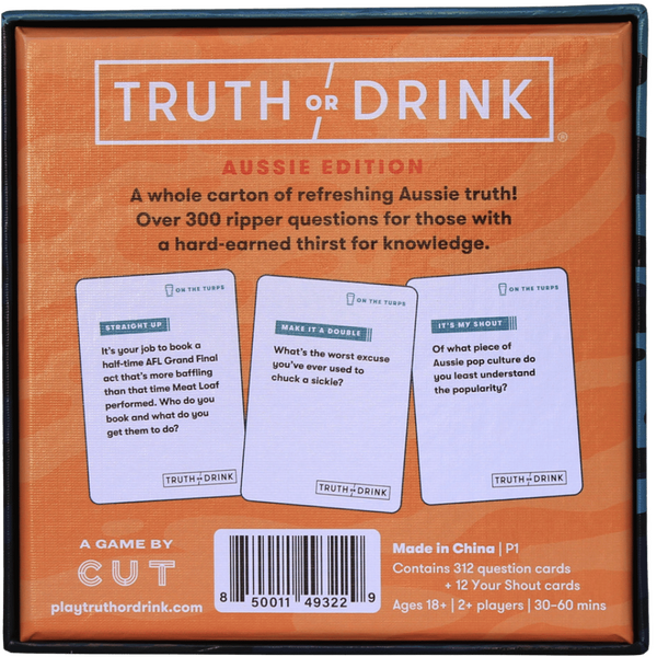 Creative Conceptions Truth or Drink On The Turps Aussie Edition Default Title Sex Games, Coupons and Tricks