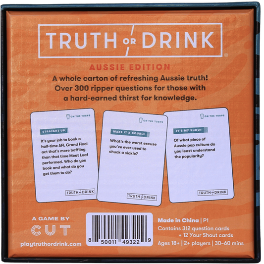 Creative Conceptions Truth or Drink On The Turps Aussie Edition - Sex Games, Coupons and Tricks