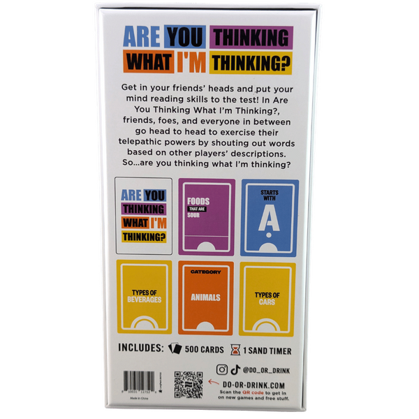 Creative Conceptions Are You Thinking What I'm Thinking? Game Default Title Sex Games, Coupons and Tricks