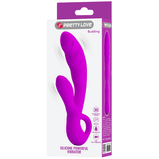 Pretty Love Budding Silicone Powerful Rabbit Vibrator Purple Rabbit Vibrators