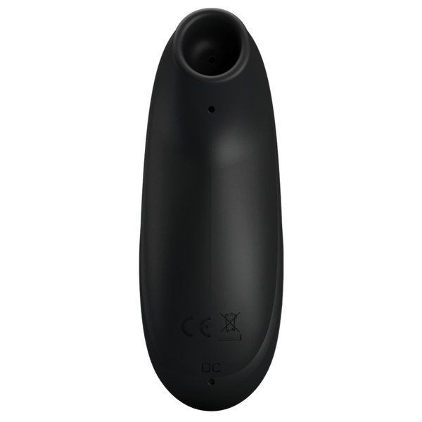 Pretty Love Otis Rechargeable Suction Based Clitoral Massager Black Clit Ticklers and Pulsators