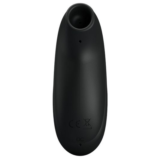Pretty Love Otis Rechargeable Suction Based Clitoral Massager Black - Clit Ticklers and Pulsators