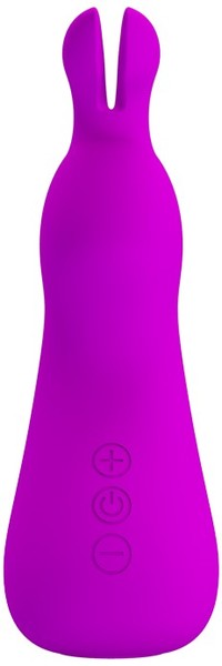 Pretty Love USB Rechargeable Nakki Personal Massager Purple Pussy And Clit Toys
