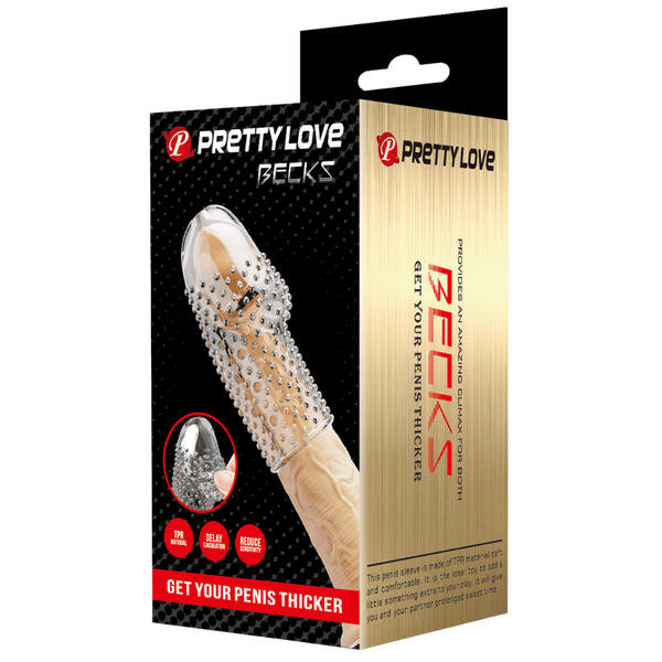 Baile Becks Realistic Penis Extension Sleeve - Penis Sleeves and Extenders