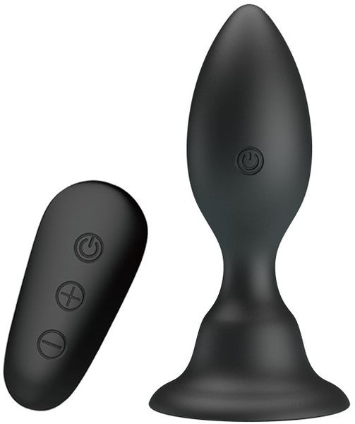 Mr Play High Quality Remote Control Vibrating Anal Plug Black Butt Plugs