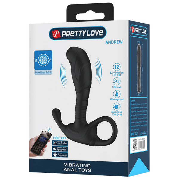 Baile Andrew App Control Vibrating Prostate Massager Prostate Toys
