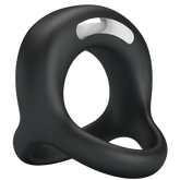 Pretty Love Elliott 10 Function Vibrant Penis Ring Black Vibrating Cock Rings