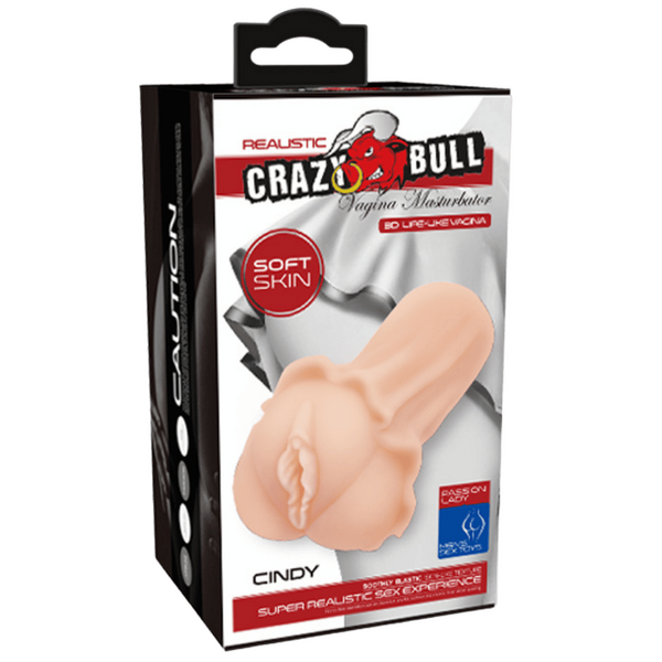 Crazy Bull Cindy Realistic Vagina Mens Stroker Flesh Masturbators and Strokers