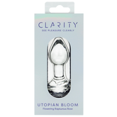 Creative Conceptions Utopian Bloom Glass Butt Plug