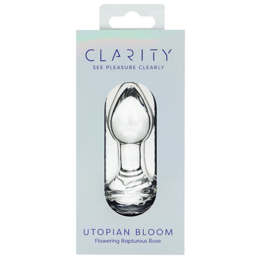 Creative Conceptions Utopian Bloom Glass Butt Plug Default Title Glass Sex Toys