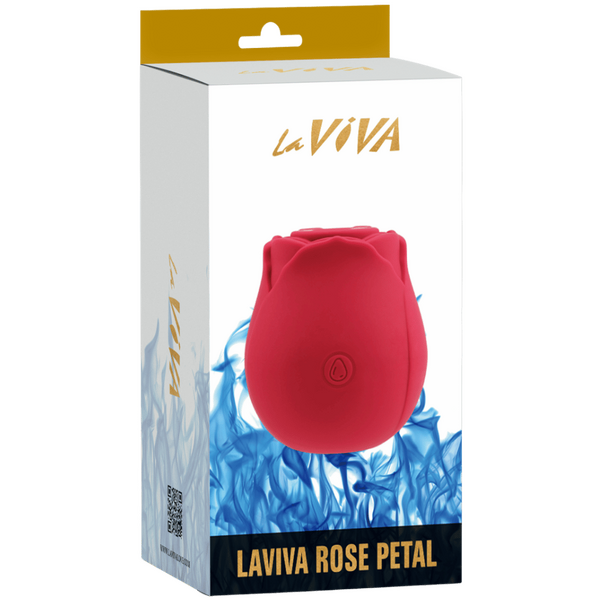 La Viva Glyde Rose Petal Suction Clitoral Stimulator Clit Ticklers and Pulsators