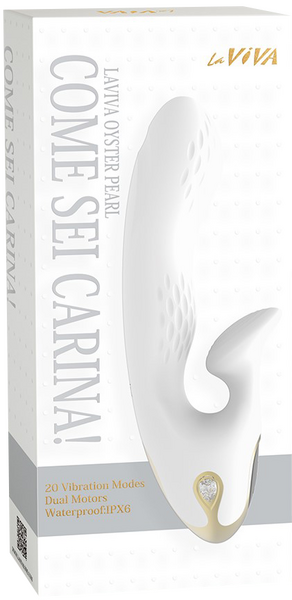 La Viva Come Sei Carina 20 Mode Dual Motor Rabbit Vibrator White Rabbit Vibrators