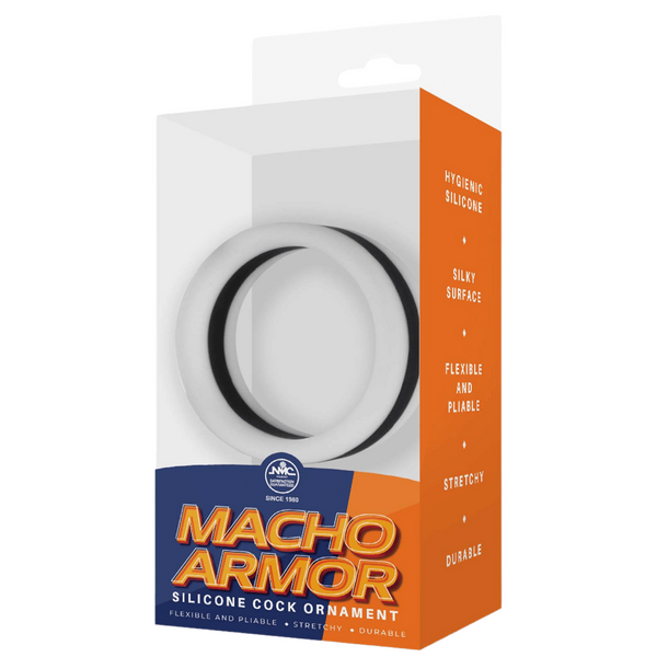 Excellent Power Stretchy Silicone Cock Ornament Black Stretchy Cock Rings