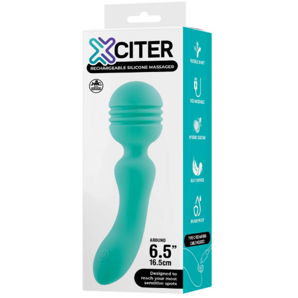 Excellent Power Exciter Rechargeable Silicone Body Wand Massager Body Wands