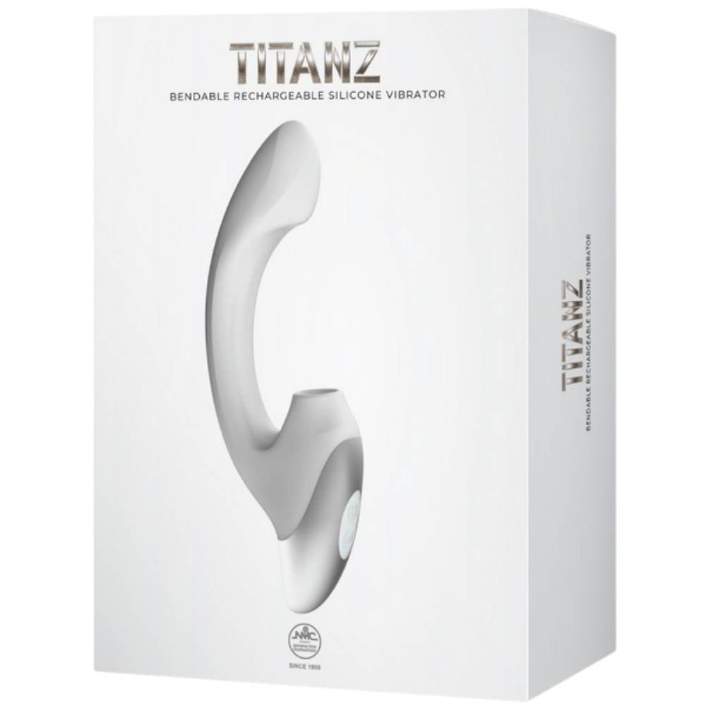 Titanz Bendable Thumping Rechargeable G-Spot Silicone Vibrator G-Spot Vibrators