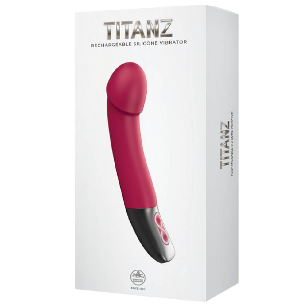 Titanz 10 Functions G-Spot Rechargeable Silicone Vibrator G-Spot Vibrators