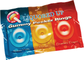 Hott Products Liquored Up Pecker Gummy Rings Default Title Party Gifts and Novelties