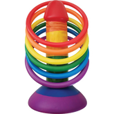 Rainbow Pecker Party Ring Toss Party Gifts and Novelties
