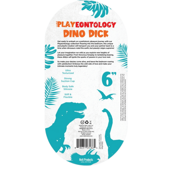 Hott Products Dino Dick Fantasy Dildo Orange Realistic Dildos