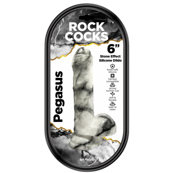 Rock Cocks Pegasus Textured Realistic Dildo 6 Inch Realistic Dildos