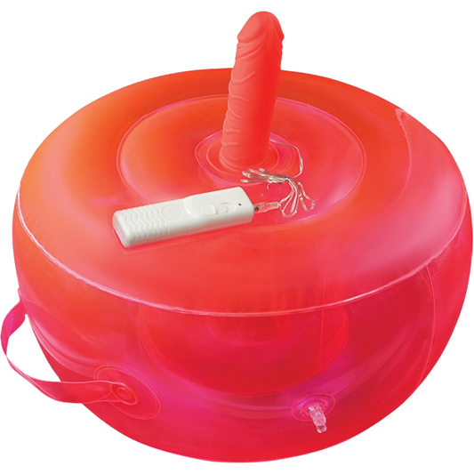 Hott Products Bouncy Banger Inflatable Vibrating Dildo - Inflatable Dildos and Vibrators