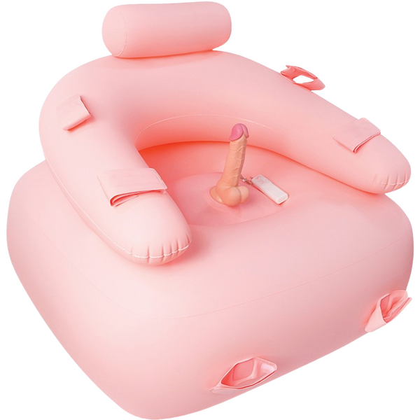 Hott Products Get Down On It Inflatable Vibrating Dildo Default Title Vibrating Dildos