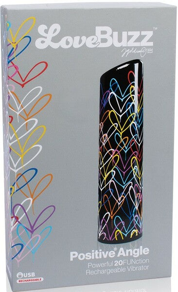 Charged LoveBuzz Positive Angle 10 Function Bullet Vibrator - Bullet Vibrators