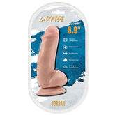 La Viva Jordan 6.9 Inches Dual Density Dildo Flesh Realistic Dildos