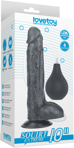 Squirt Extreme Realistic Looking Dong Black Realistic Dildos