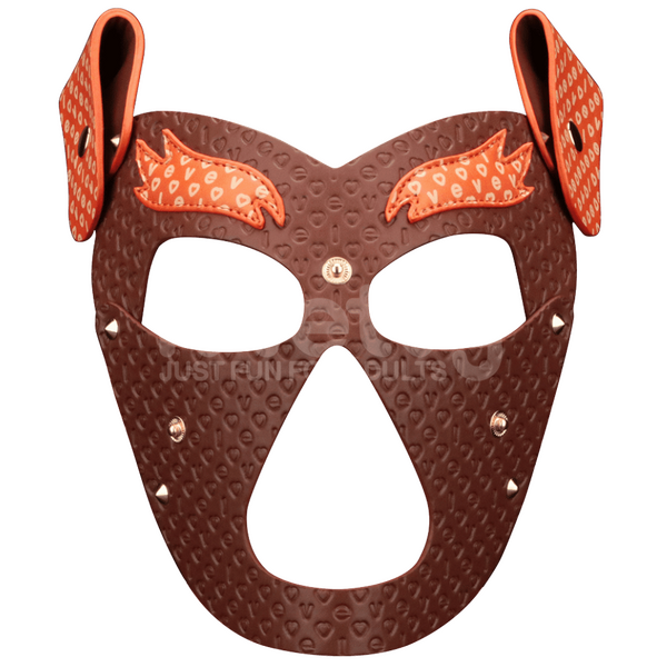 Lovetoy Fox Pup PU Leather Fetish Play Mask Masks And Blindfolds