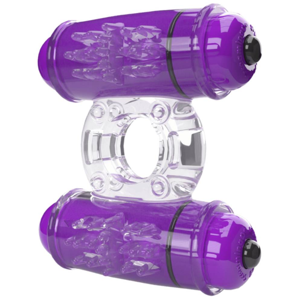 Screaming O Double Wammy Vibrating Cock Ring 4B Low Pitch Bass Vibrating Cock Rings