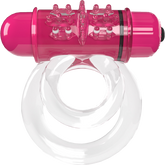 Screaming O Double O 6 4T High Pitch Treble Vibrating Dick Ring Strawberry Vibrating Cock Rings