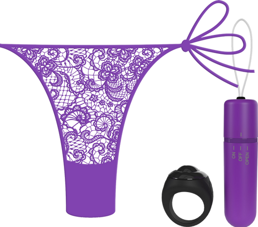 Screaming O Vibrating Panty Set With Remote Ring 4t High Pitch Treble {% if variant != 'Default Title' and variant != blank %} {% endif %} Remote Control Vibrators
