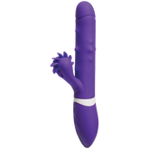 IVibe Iroll Multi Function Rabbit Vibrator With Rotating Tongue Purple Rabbit Vibrators