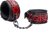 Master Series Crimson Tied Embossed BDSM Play Wrist Cuffs Cuffs And Restraints