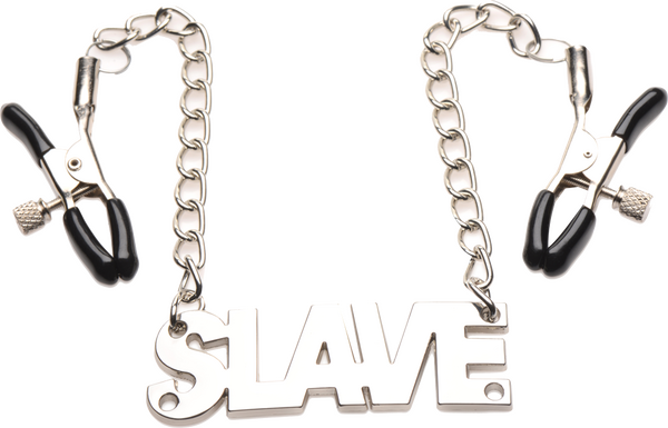 Master Series Enslaved Slave Chain BDSM Play Nipple Clamps Nipple and Clit Clamps