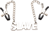 Master Series Enslaved Slave Chain BDSM Play Nipple Clamps Nipple and Clit Clamps