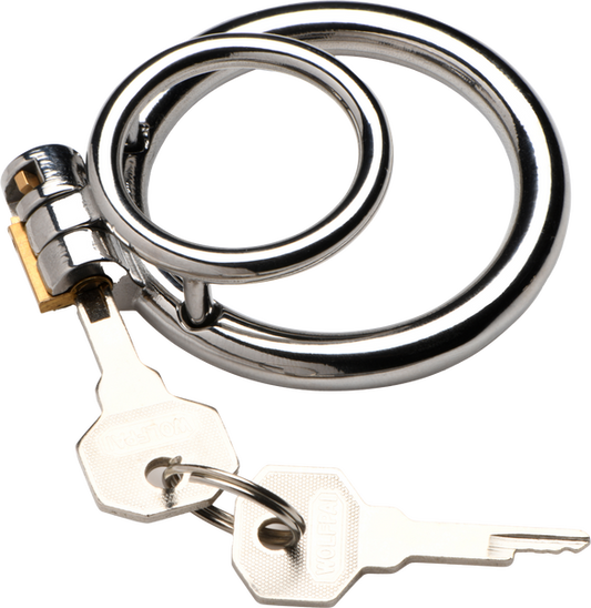 Master Series Locked Cock Locking Cock & Ball Ring - Male Chastity