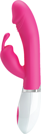 Pretty Love Gene Sound Activated Rabbit Vibrator Pink Rabbit Vibrators