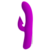 Pretty Love Anthony Rechargeable Sucking & Vibrating Rabbit Massager Purple Rabbit Vibrators