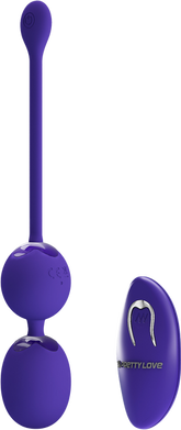 Pretty Love Willie Youth Remote Control Vibrating Love Egg Massager Purple Love Eggs and Kegel Exercisers