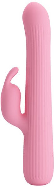 Pretty Love Rechargeable Julian Silicone Rabbit Vibrator Pink Rabbit Vibrators