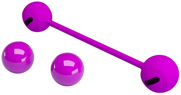 Pretty Love Kegel Exerciser Ball III Purple Love Eggs and Kegel Exercisers