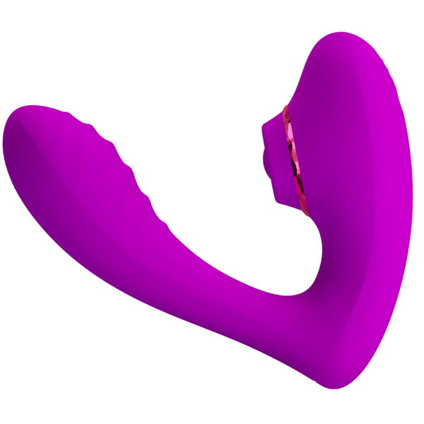 Pretty Love Nauty Rechargeable Clitoral Stimulator Purple Clit Ticklers and Pulsators