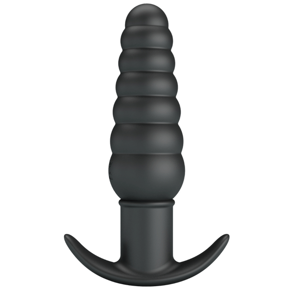 Baile Aeolis Vibrating Silicone Anal Plug Black Butt Plugs