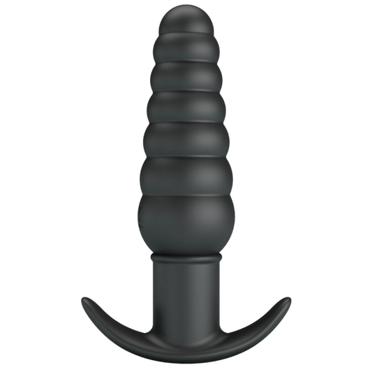 Baile Aeolis Vibrating Silicone Anal Plug Black Butt Plugs