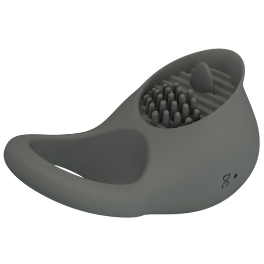 Pretty Love Nimbus 12 Function Master Vibrating Cock Ring Grey - Vibrating Cock Rings